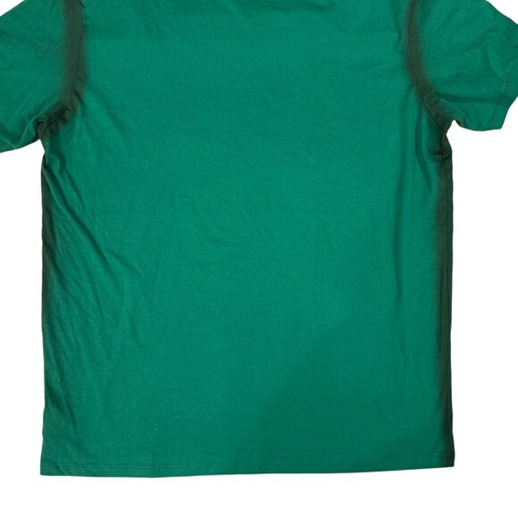 Guess Shirt Mens 2XL Green V-Neck Short Sleeve 100% Cotton Casual Tee Basic - Picture 5 of 7